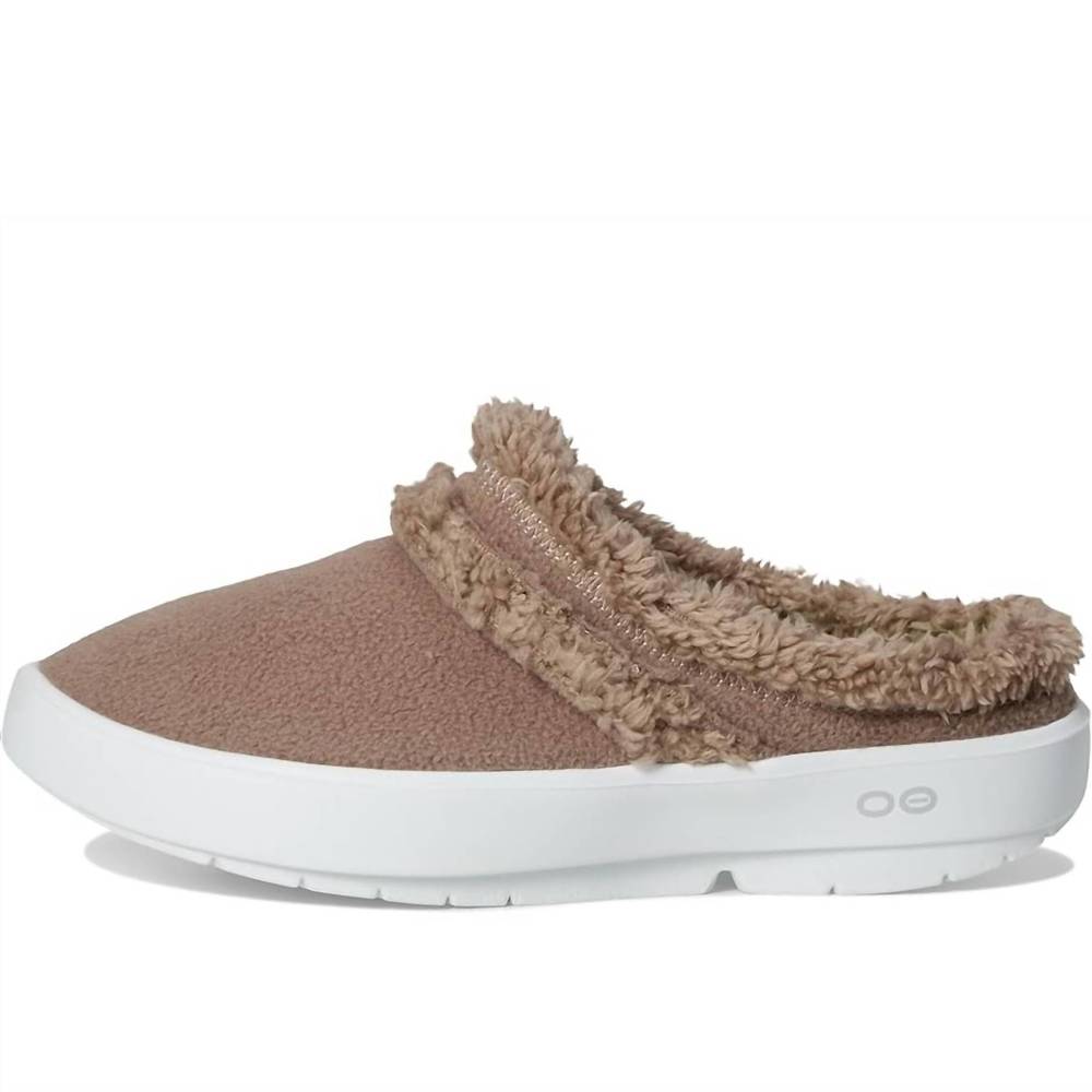 NEW OOFOS oocoozie women's mule in chocolate